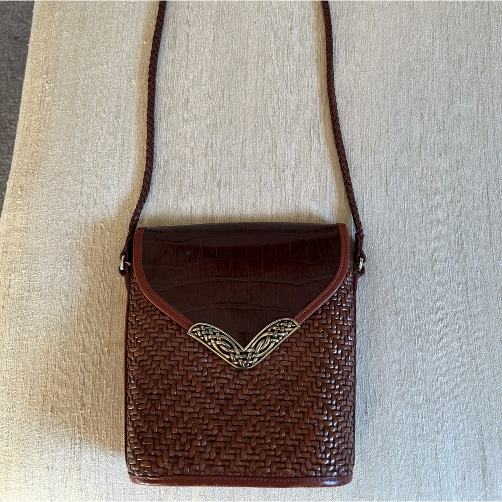 Leather Brighton Crossbody or shoulder handbag.